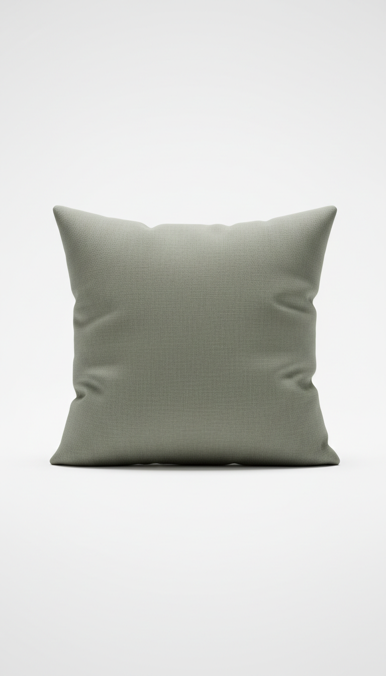 Moss Gray Decorative Pillow