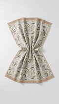 Olive Leaf Throw Blanket